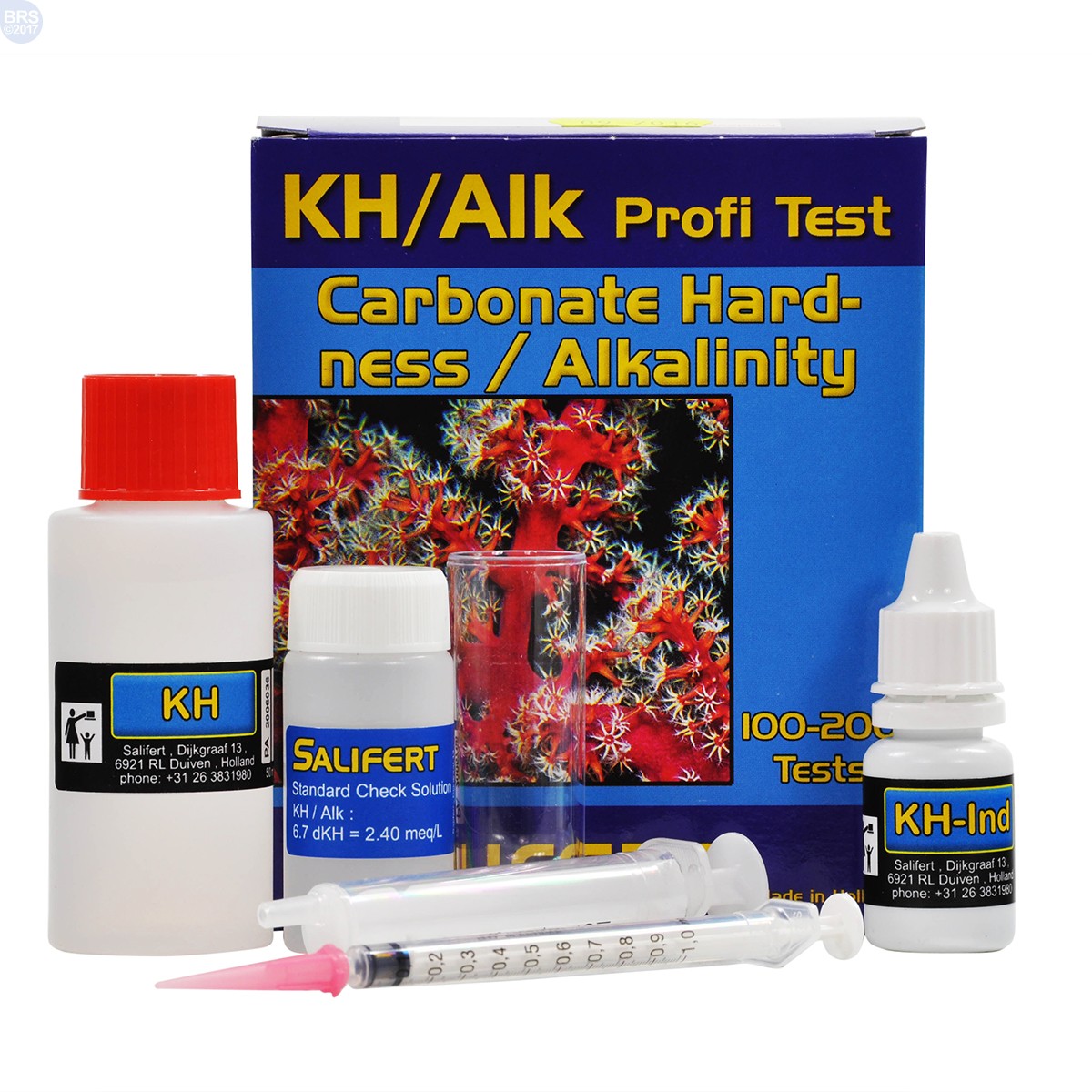 Bộ đo nồng độ kH/Alk cho hồ cá cảnh – Salifert kH/Alk Test