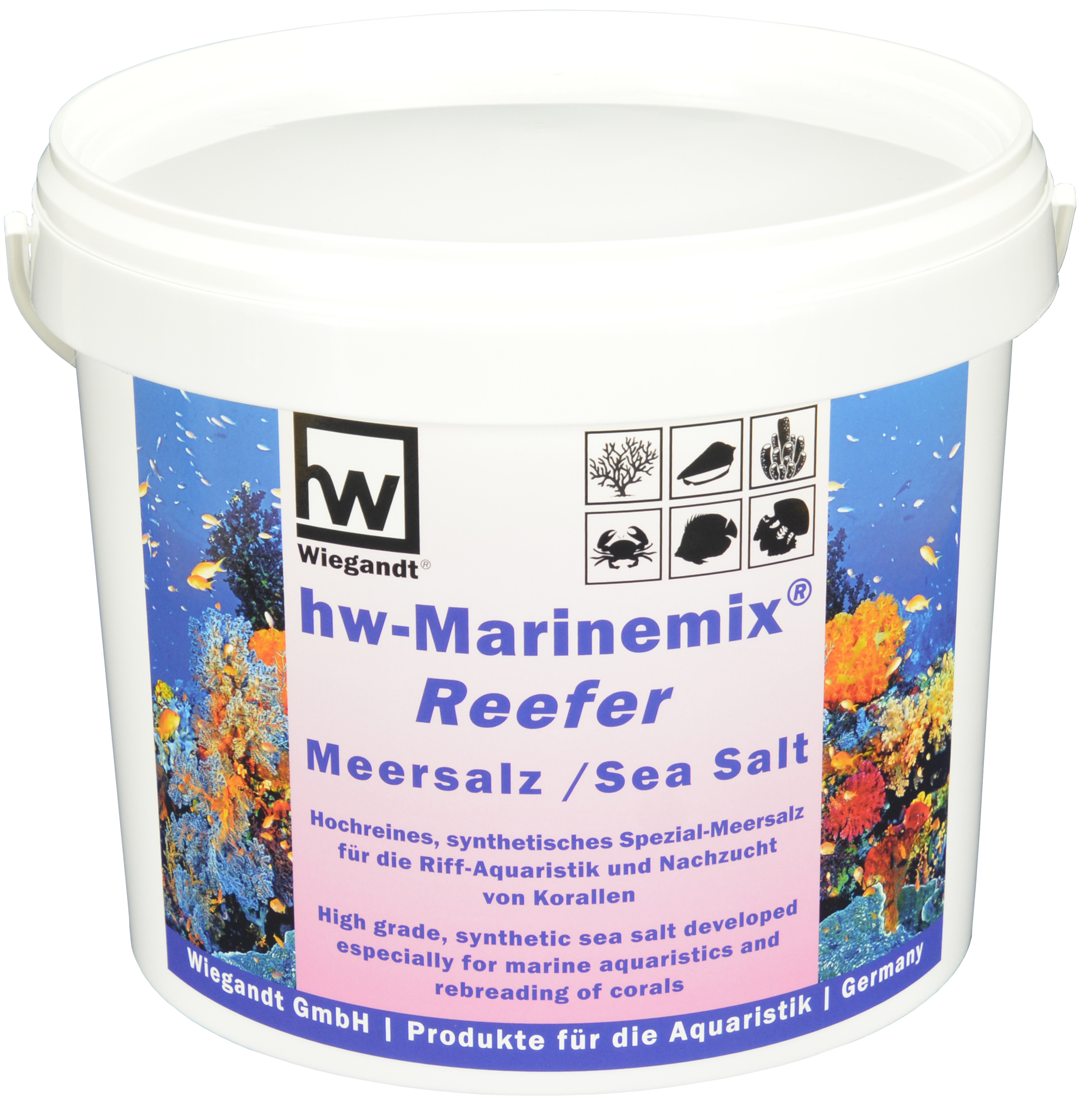 HW-MARINEMIX REEFER SALT 5kg muối cho bể cá cảnh biển (xô nhựa)