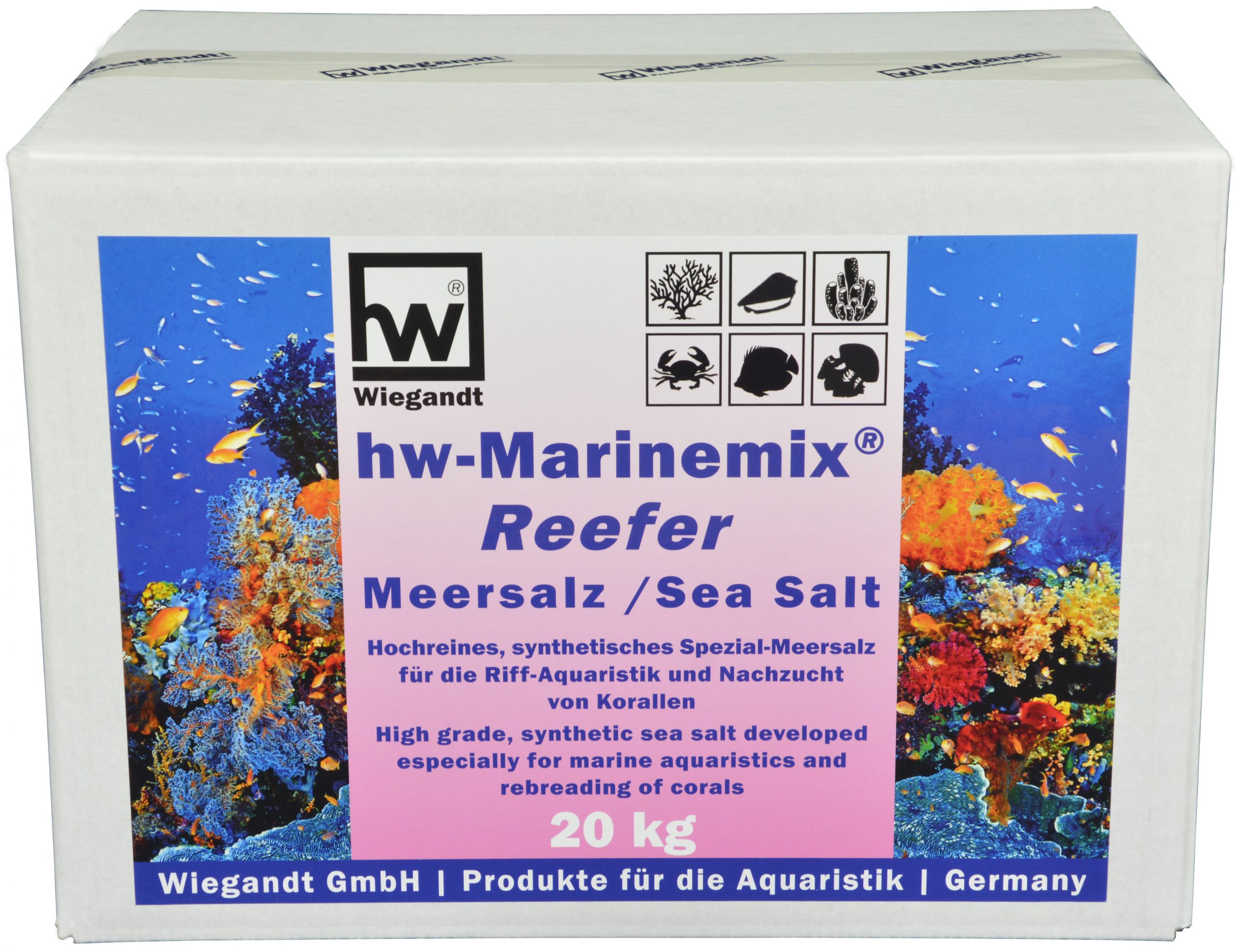 HW-MARINEMIX REEFER SALT 20kg muối cho bể cá cảnh biển