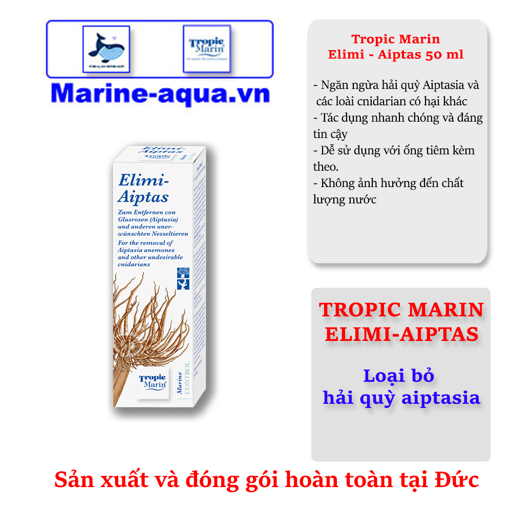 Elimi-Aiptasia loại bỏ quỳ chân ngỗng cho bể cá cảnh biển 50 ml-Tropic Marin
