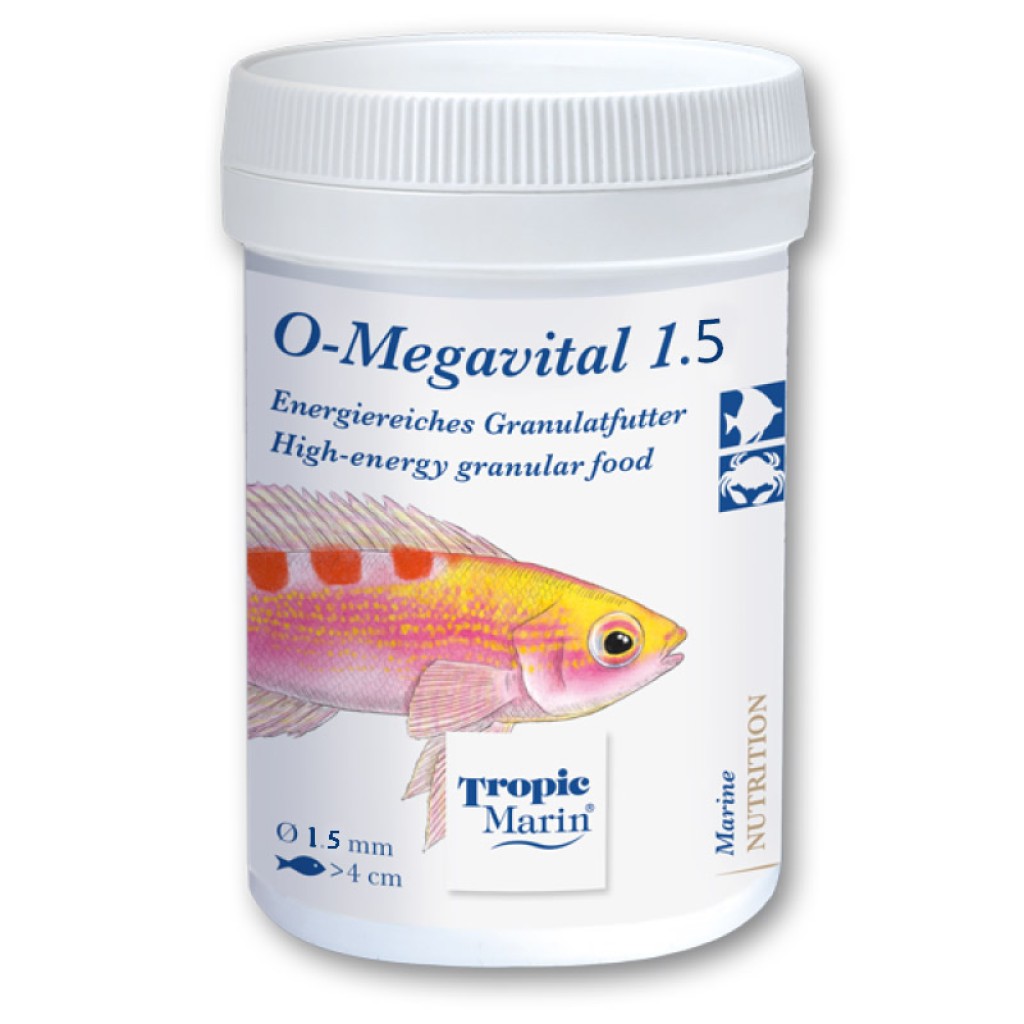 O-MEGAVITAL 1.5 thức ăn cho cá cảnh biển (75g) - Tropic Marin