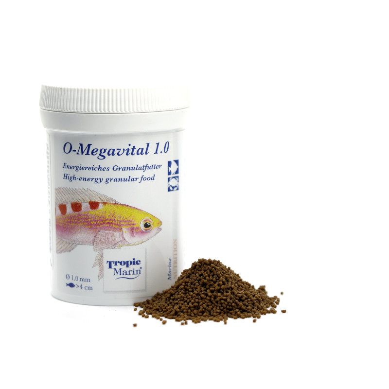O-MEGAVITAL 1.0 thức ăn cho cá cảnh biển (75g) - Tropic Marin
