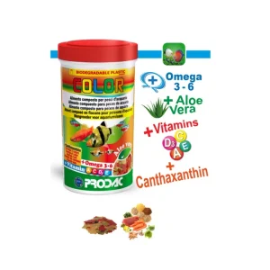 Thức ăn kích màu dạng lá Prodac COLOR 20G