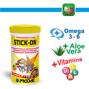Thức ăn dạng viên dán kính Stick on 1KG – Prodac