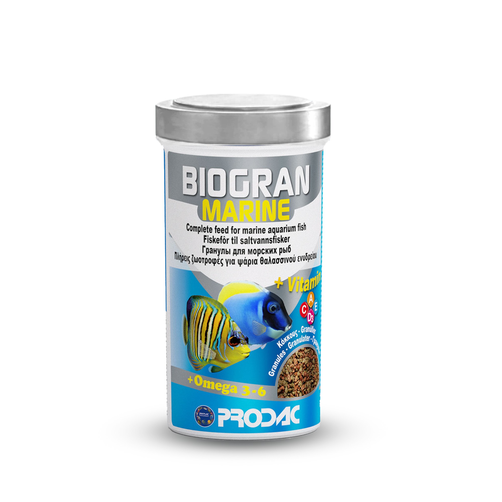 Thức ăn cho cá cảnh biển Prodac Biogran Marine 100gram