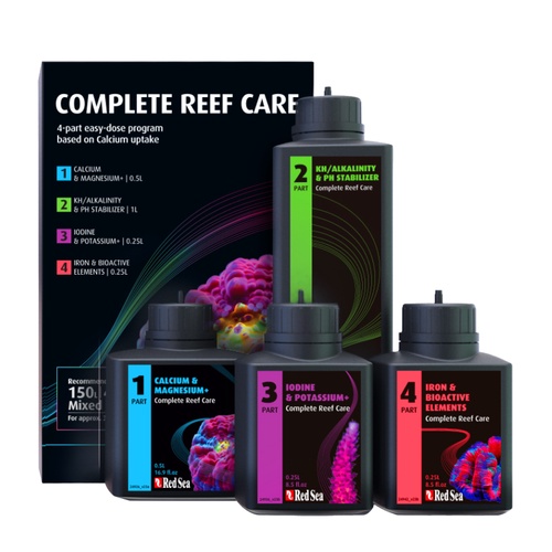 Bộ 4 sản phẩm chăm sóc toàn diện Complete Reef Care cho bể ~300L - Red Sea