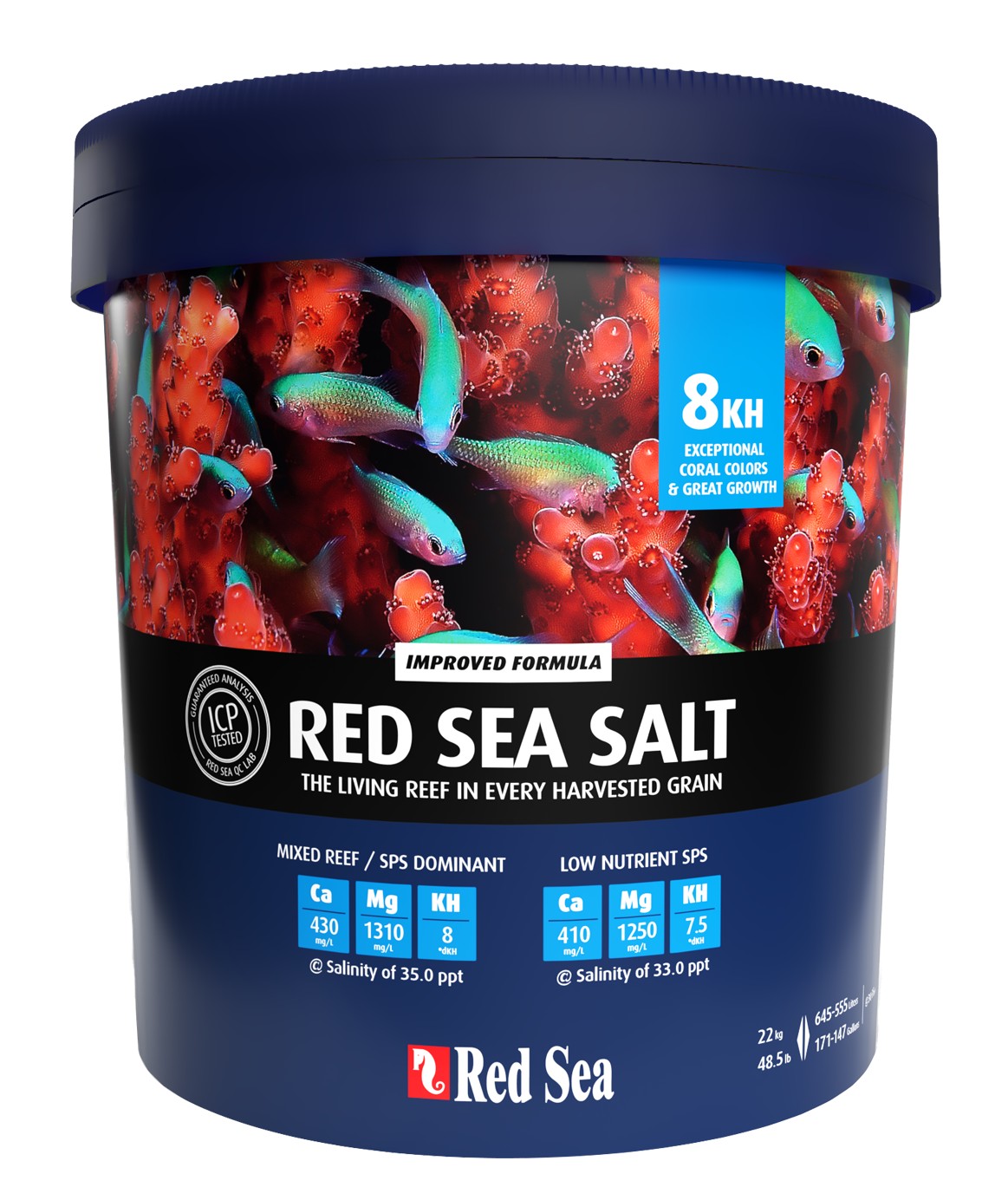 Red Sea Salt Muối cho hồ cá cảnh biển 22kg